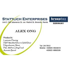 Business cards: stattlich